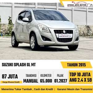 Jual bekas LOW KM Suzuki Splash 1.2 GL MT 2015,lokasi di Jakarta Pusat