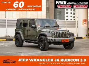 Jual bekas Low odo 33rb km JEEP JK WRANGLER RUBICON 3.0 AT,lokasi di  