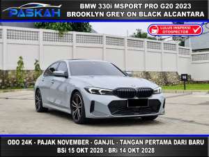 Jual bekas M SPORT PRO BUNGA4 NOVEMBER GANJIL BMW 330i M SPORT PRO 2023 SUNROOF,lokasi di Jakarta Barat