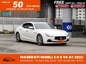 Jual bekas MASERATI GHIBLI 3.0 S V6 AT 2014,lokasi di Jakarta Selatan