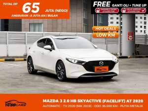 Jual bekas Mazda 3 2020 Bensin,lokasi di Jakarta Pusat