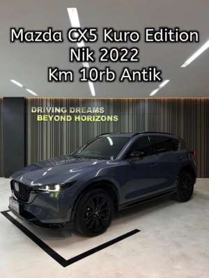 Jual bekas MAZDA CX5 KURO Edition AT 2023 Dark Grey Km10rb B1606HFW Nik 2022,lokasi di Jakarta Pusat
