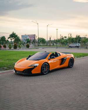 Jual bekas Mclaren 650s Spider 2014 Orange 2015 2013 Convertible Service Record,lokasi di Jakarta Utara
