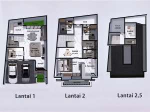 MD02 Townhouse Mewah Lokasi OK Jambore Cibubur Ciracas Jakarta Timur lokasi di Jakarta Timur, tersedia melalui melalui situs Olx