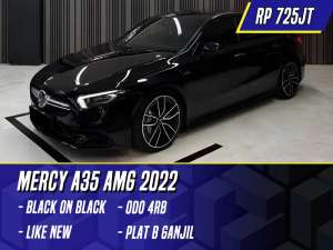 Jual bekas Mercedes Benz A35 AMG Sedan 2022 Black Hitam Mercy A 35,lokasi di  ,Jakarta Selatan