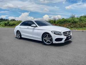 Jual bekas MERCEDES BENZ C200 AMG LINE 2.0 TURBO 2017 PUTIH W205 2018,lokasi di Jakarta Selatan