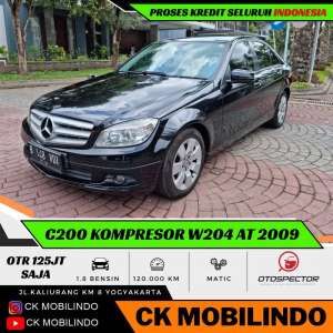 Jual bekas Mercedes Benz C200 Kompresor W204 Matic 2009 DP Minim E90,lokasi di Semarang Kota