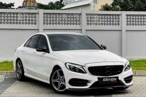 Jual bekas Mercedes Benz C200 Mercy C 200 2.0 AMG W205 AT Matic 2017 Putih.,lokasi di Jakarta Barat