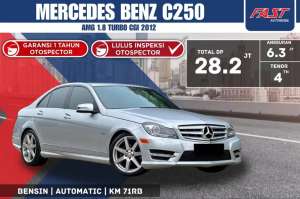 Jual bekas MERCEDES BENZ C250 AMG 2012 LOW KM.71RBPAJAK PANJANG,lokasi di Depok Kota