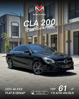Jual bekas Mercedes Benz CLA 200 Urban 2014 Hitam,lokasi di Tangerang Kota
