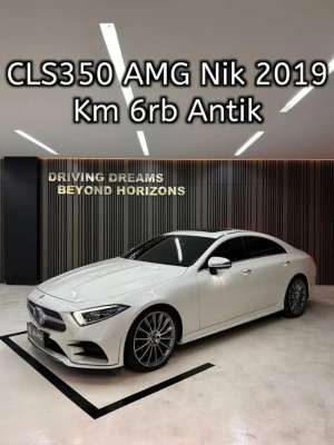 Jual bekas Mercedes Benz CLS 350 CLS350 AMG 2019 Putih Mercy Km6rb B88MER,lokasi di Jakarta Barat