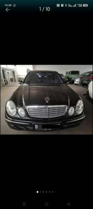 Jual bekas MERCEDES BENZ E 260 ELEGANCE AT 2006,lokasi di Bandung Kota