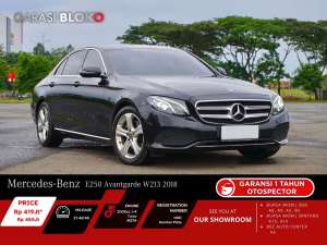 Jual bekas Mercedes Benz E250 Avantgarde W213 2018,lokasi di Jakarta Selatan