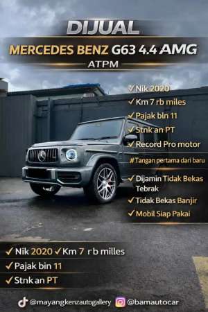 Jual bekas Mercedes Benz G63 4.4 AMG ATPM KM ANTIK BANGET,lokasi di Jakarta Selatan