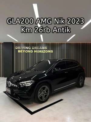 Jual bekas Mercedes Benz GLA200 2023 Mercy GLA 200 Hitam Km26rb D1332AKL mdl 2022,lokasi di Jakarta Pusat