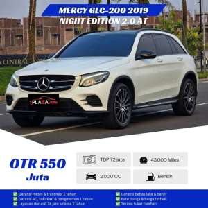 Jual bekas Mercedes Benz GLC-200 2019Night Edition 2.0 AT Garansi EXCLUSIVE,lokasi di Jakarta Utara