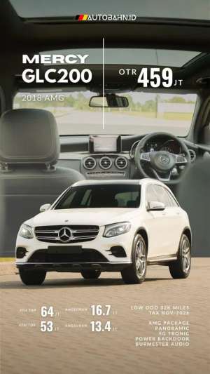Jual bekas Mercedes Benz GLC200 AMG 2018 Full Opt Warranty,lokasi di Jakarta Pusat