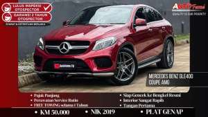 Jual bekas Mercedes Benz GLE400 Coupe AMG NIK 2019 Tgn 1 Dr Br,lokasi di Jakarta Timur