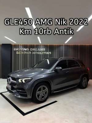 Jual bekas Mercedes Benz GLE450 GLE 450 AMG 2022 Abu-abu Km10rb B2471SML,lokasi di Jakarta Selatan