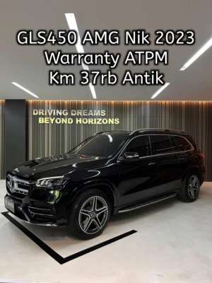 Jual bekas Mercedes Benz GLS 450 GLS450 AMG 2023 Mercy Km37rb D9RP,lokasi di Jakarta Pusat