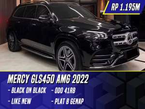 Jual bekas Mercedes Benz GLS450 AMG 2022 Black Hitam Mercy GLS 450,lokasi di Jakarta Selatan