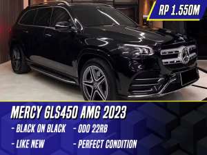 Jual bekas Mercedes Benz GLS450 AMG 2023 Black Hitam Mercy GLS 450,lokasi di Jakarta Selatan