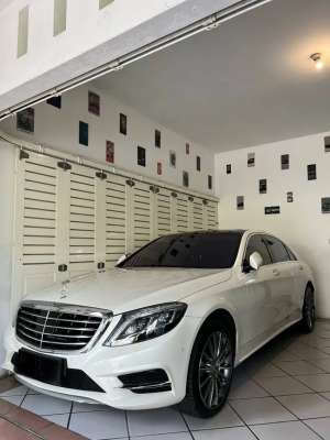Jual bekas Mercedes Benz S400 Putih White 2014 2015 Mercy 2013 dijual Cepet Bu,lokasi di Padang Kota