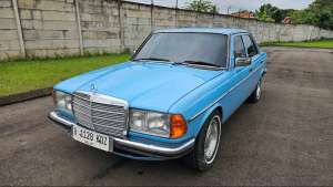 Jual bekas Mercedes Benz Tiger W123 280e MT 1983 Mercy Tiger 280E Mulus ChinaBlue,lokasi di Jakarta Selatan