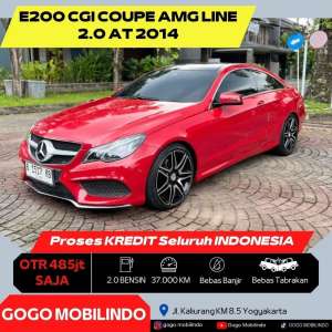 Jual bekas Mercy E200 CGI Coupe AMG Line 2014 FAVORIT ANTIK Simpanan Bisa Kredit,lokasi di Sleman Kab.