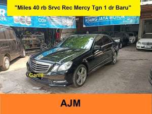 Jual bekas Mercy E400 AMG AT 2016 Srvc Rec Mercy Tgn 1 drBaru Hitam Siap Pakai,lokasi di Jakarta Barat