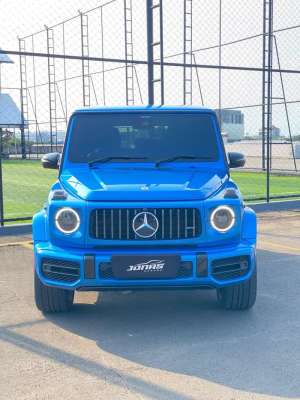 Jual bekas MERCY G63 AMG 2022 BIRU FULL PPF G 63,lokasi di Jakarta Selatan