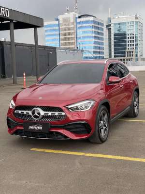 Jual bekas MERCY GLA200 SPORT AMG 2021 RED ON BLACK GLA 200,lokasi di Jakarta Selatan
