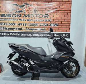 Jual bekas MEWAH HONDA PCX ABS ISS HSTC 160 KEYLESS TAHUN 2024 HITAM DOFF,lokasi di Tangerang Kota