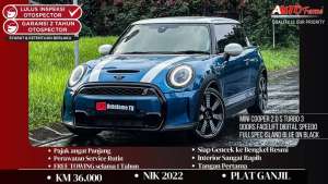 Jual bekas Mini Cooper 2.0 S Turbo 3 Doors FACELIFT DIGITAL SPEEDO NIK 2022,lokasi di Jakarta Pusat