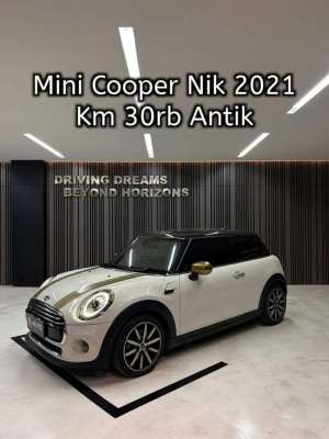 Jual bekas Mini Cooper 3-Door 1.5 AT 2021 Putih Km30rb B1440NZP,lokasi di Jakarta Utara