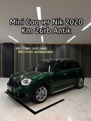 Jual bekas Mini Cooper Countryman 1.5 AT 2021 Hijau Km26rb Nik 2020,lokasi di Jakarta Utara