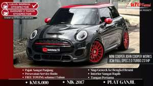 Jual bekas Mini Cooper John Cooper Works JCW Full Spec 2.0 Turbo 231HP 2017,lokasi di Jakarta Utara