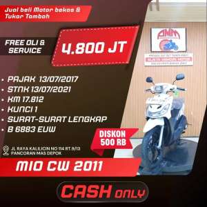 Jual bekas MIO CW 2011 CASH ONLY KREDIVO INDODANA CC 0 SPAYLATER GOPAY ALISTA,lokasi di Jakarta Selatan