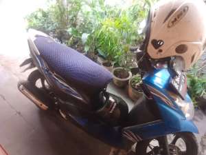 Jual bekas MIO SOUL Biru Tahun 2009 pakaian di rawat,lokasi di  ,Bandar Lampung Kota