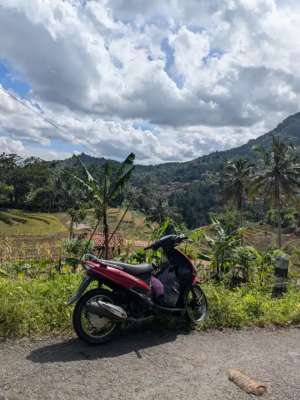 Jual bekas Mio sporty 5TL lengkap pajak pules mesin Joss no minus,lokasi di Kuningan Kab.
