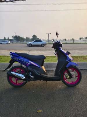 Jual bekas Mio Sporty Birubasic dari mio smile tahun 2011,lokasi di  ,Tangerang Kab.