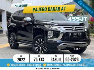 Jual bekas Mitshubishi Pajero Sport Dakar 4X2 AT 2022 Hitam,lokasi di Tangerang Kota