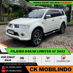 Jual bekas Mitsubishi Pajero Dakar Limited Matic 2013 ORISINIL DP Minim Fortuner,lokasi di Sleman Kab.