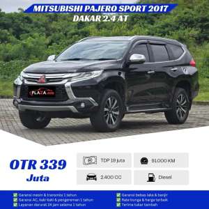 Jual bekas Mitsubishi Pajero Sport 2017Dakar 2.4 Automatic SUNROOF TDP 19 juta,lokasi di Jakarta Timur