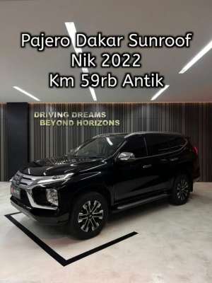 Jual bekas Mitsubishi Pajero Sport Dakar 2023 Hitam Diesel AT Nik 2022 B2756SJF,lokasi di Jakarta Pusat