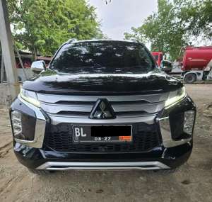 Jual bekas Mitsubishi PajeroSport Dakar Ultimate 4x4 Tahun 2022 Hitam,lokasi di Langsa Kota