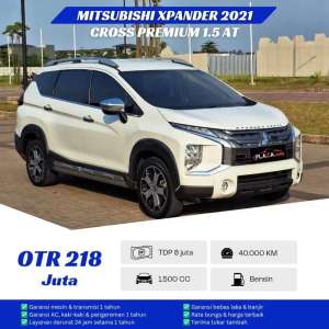 Jual bekas Mitsubishi Xpander 2021Cross Premium Package 1.5 Automatic,lokasi di Jakarta Utara