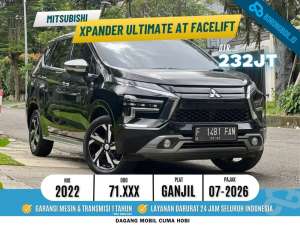 Jual bekas Mitsubishi Xpander ultimate 2022 Hitam,lokasi di Jakarta Selatan