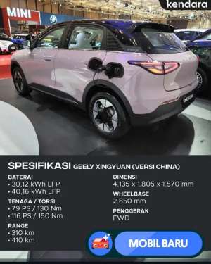 Jual bekas Mobil Baru Geely EX2 MAX 2026,lokasi di Jakarta Selatan