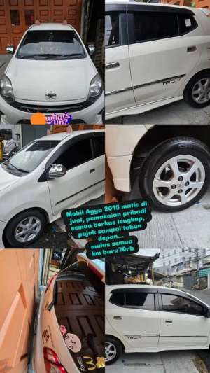 Jual bekas Mobil Toyota Agya 1.0 S TRD Sportivo AT Automatic 2015 Putih Istimewa,lokasi di Jakarta Barat